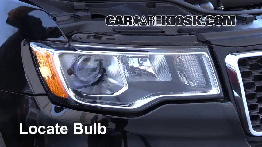 2017 Jeep Grand Cherokee Laredo 3.6L V6 FlexFuel Éclairage Feu de jour (remplacer l'ampoule)